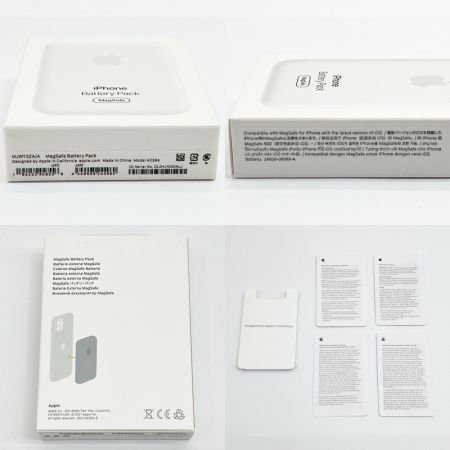  Apple アップル MagSafe iPhone Battery Pack バッテリ―パック 充電器 MJWY3ZA