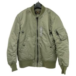 ◆◆ WAIPER inc ワイパー MA-1ジャケット フライトジャケット グリーン Bランク