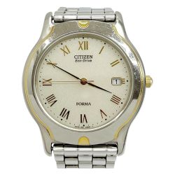 ◆◆ CITIZEN シチズン FORMA フォルマ 腕時計 クォーツ エコドライブ ソーラー B810H20827 Bランク