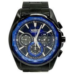  ALBA アルバ 腕時計 WIRED ワイアード クォーツ ステンレススチール ネイビー 7t12-0at0 Bランク