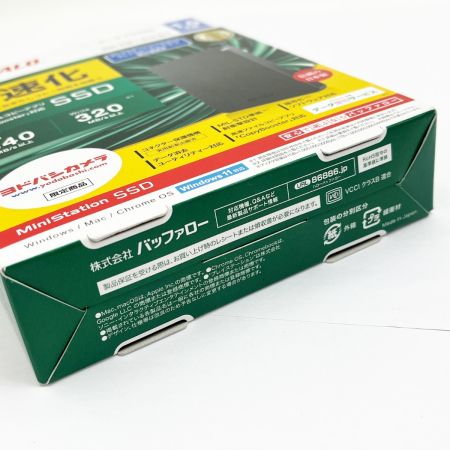  BUFFALO バッファロー 外付けSSD ポータブル ヨドバシカメラ限定モデル SSD-PGF1.0U3-B/Y ﾖﾄﾞﾊﾞｼｵﾘｼﾞﾅﾙﾓﾃﾞﾙ ブラック