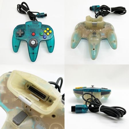   Nintendo64 NUS-001 クリアブルー 任天堂 ゲーム機 