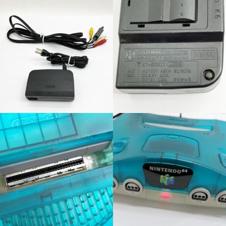   Nintendo64 NUS-001 クリアブルー 任天堂 ゲーム機 
