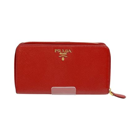  PRADA プラダ 長財布 レザー レディース  1ML029 レッド