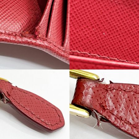  PRADA プラダ 長財布 レザー レディース  1ML029 レッド