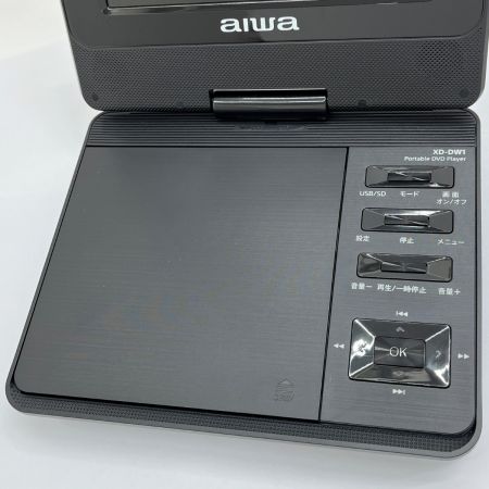  AIWA アイワ ポータブルDVDプレーヤー 7インチ 2021年製 XD-DW1