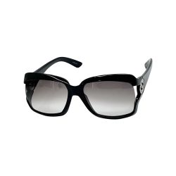 ◆◆ GUCCI グッチ サングラス GG インターロッキングG ケース付 レディース GG2598/S ブラック Bランク