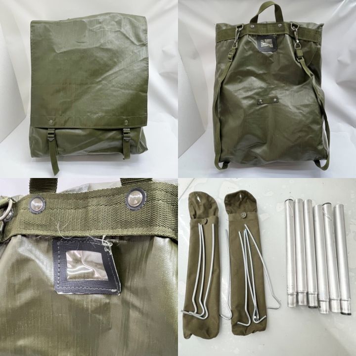 ポーランド軍 ポンチョテント 軍幕テント ポール欠品有り CLPO - 中古