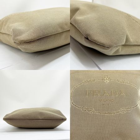  PRADA プラダ ショルダーバッグ 斜め掛け ロゴジャガード レディース VA0655 ベージュ