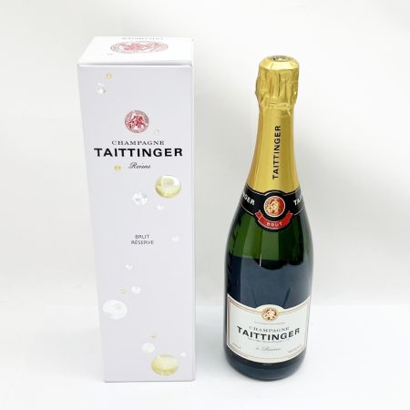   TAITTINGER CHAMPAGNE BRUT RESERVE テタンジェ ブリュット レゼルブ シャンパン 果実酒 750ml 12.5％ 未開栓