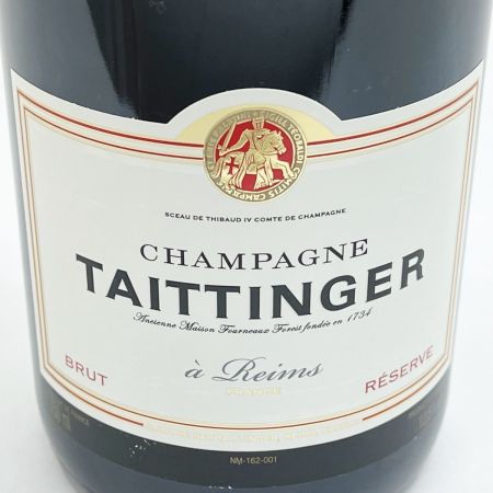   TAITTINGER CHAMPAGNE BRUT RESERVE テタンジェ ブリュット レゼルブ シャンパン 果実酒 750ml 12.5％ 未開栓