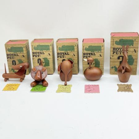  ベルメゾン 千趣会 ロイヤルペット 木製 置物 20種類 21体コンプリートセット オブジェ