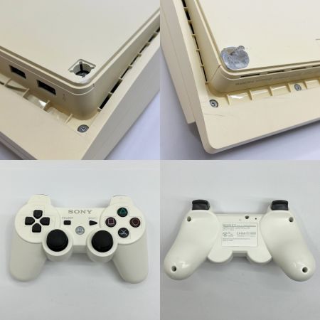  SONY ソニー PlayStation3 本体 コントローラー キズ・日焼け有り CECH-2500A ホワイト