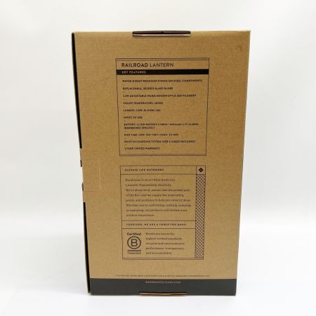  BAREBONES ベアボーンズ レイルロードランタン LEDランタン カーキ LIV-281