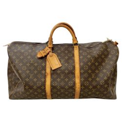 ◆◆ LOUIS VUITTON ルイヴィトン モノグラム バッグ ボストンバッグ ニオイ有り M41422 ブラウン Cランク