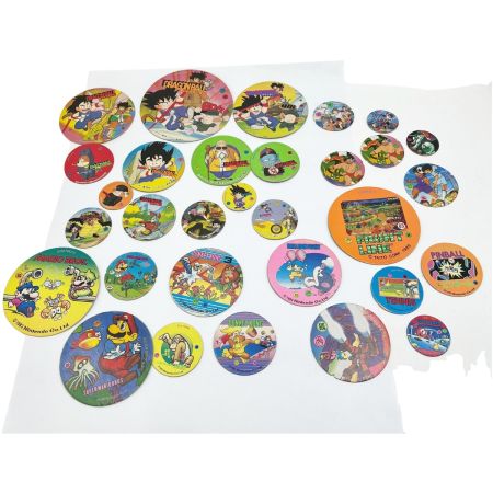  スーパーマリオ ドラゴンボール 昭和 レトロ ファミコン めんこ まとめ 大判 中判あり