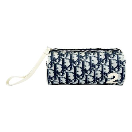  Christian Dior クリスチャンディオール ポーチ トロッター ナンバー 2 ネイビー