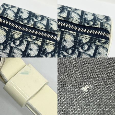 Christian Dior クリスチャンディオール ポーチ トロッター ナンバー 2 ネイビー