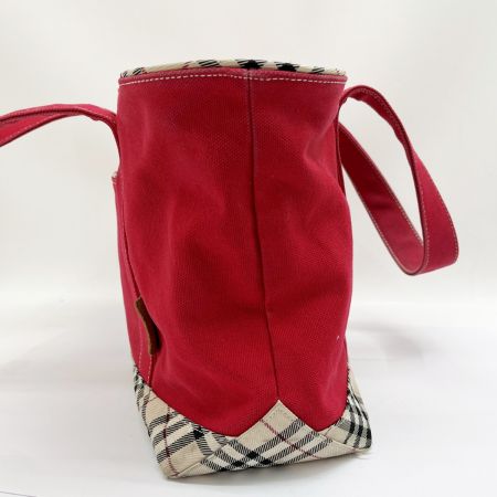  BURBERRY バーバリー バッグ トートバッグ キャンバス BV450-494 レッド