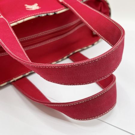  BURBERRY バーバリー バッグ トートバッグ キャンバス BV450-494 レッド