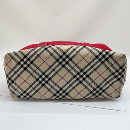  BURBERRY バーバリー バッグ トートバッグ キャンバス BV450-494 レッド