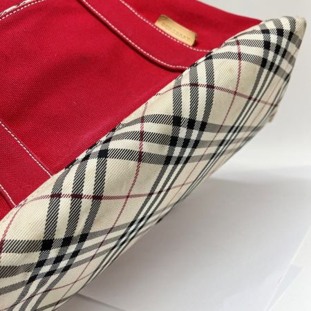  BURBERRY バーバリー バッグ トートバッグ キャンバス BV450-494 レッド