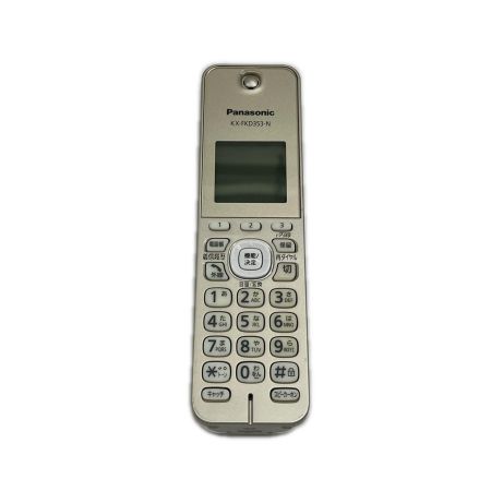  Panasonic パナソニック コードレス電話機 2019年製 取扱説明書付 VE-GD77DL