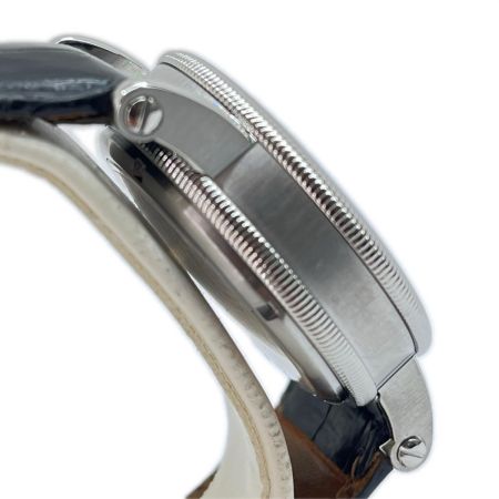  CHRONOSWISS クロノスイス ルナ 自動巻き レザー ホワイト ムーンフェイズ 箱付 OH･磨き済 CH7523L