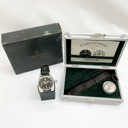  CHRONOSWISS タイムマスター 自動巻き 腕時計 替えベルト CH6233 ホワイト