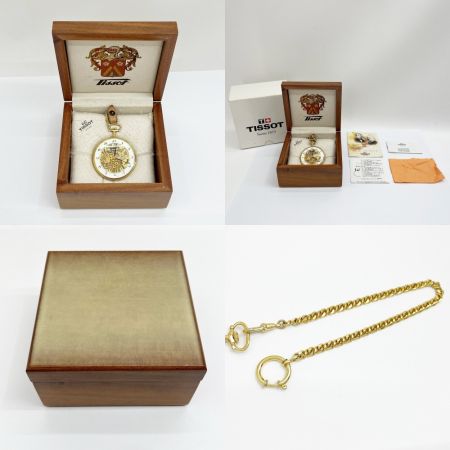  TISSOT ティソ 懐中時計 手巻き 箱付 T82.4.602.02 ゴールド