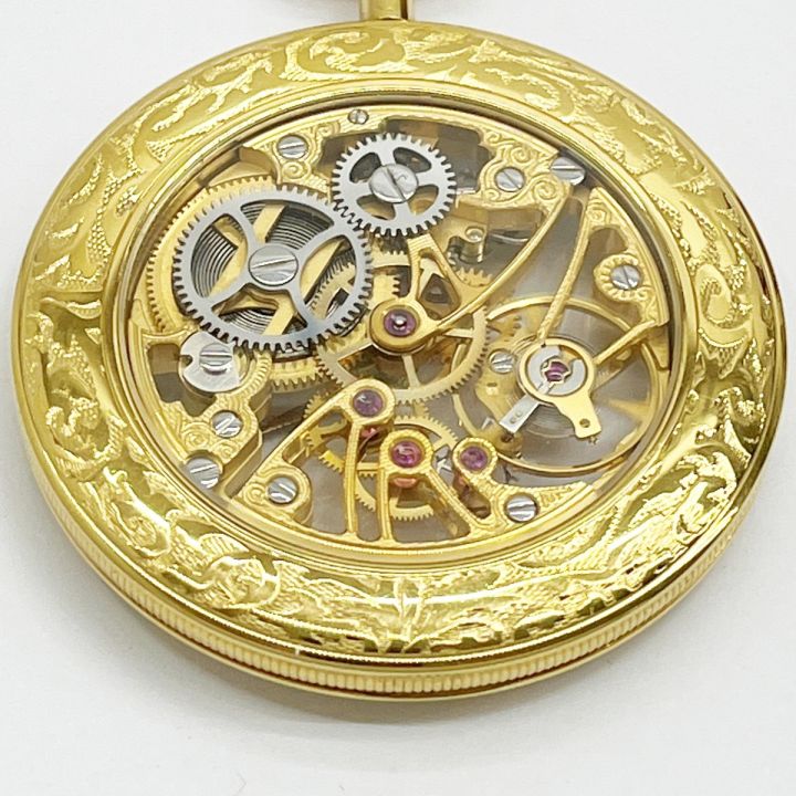 TISSOT ティソ 懐中時計 手巻き 箱付 T82.4.602.02 ゴールド - 中古