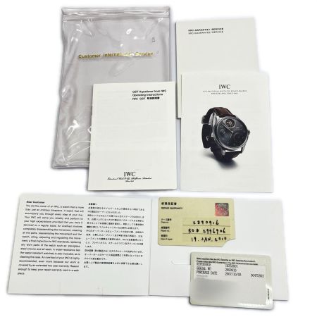  IWC インターナショナルウォッチカンパニ 腕時計 アクアタイマー 自動巻き IW353601 チタン ブラック