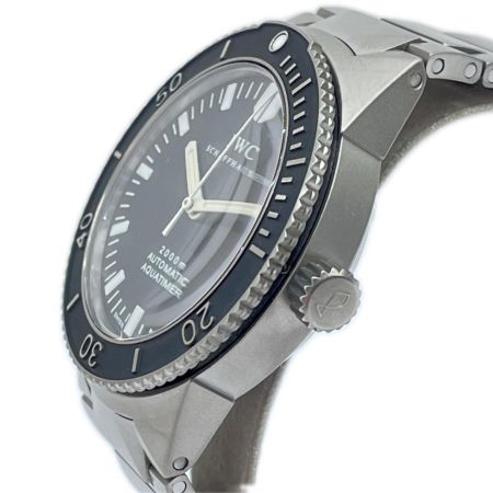  IWC インターナショナルウォッチカンパニ 腕時計 アクアタイマー 自動巻き IW353601 チタン ブラック
