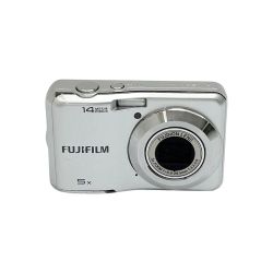 ◆◆ FUJIFILM フジフィルム コンパクトデジタルカメラ FinePix シルバー 本体のみ AX300 Bランク