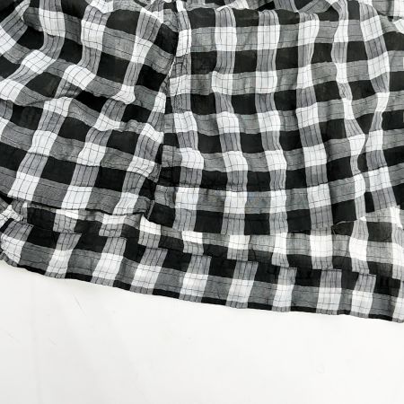  ISSEY MIYAKE イッセイミヤケ me スカート チェック MI22FG672 MI22FG672 ブラック x ホワイト