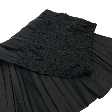  SPECCHIO スペッチオ スカート サイズ40 クシュクシュストライプ 431-205 ブラック