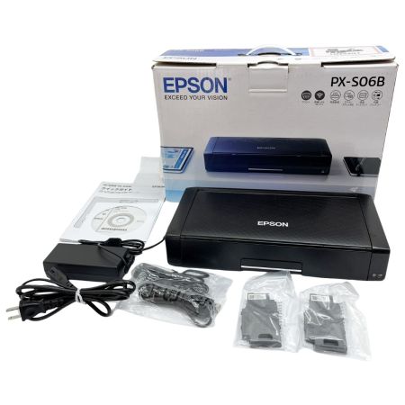  EPSON エプソン  A4モバイルプリンター px-s06b ブラック
