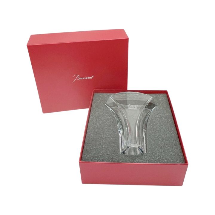 バカラ フラワーベース 花瓶 ギンコ 箱付き 18cm Baccarat バカラ 花瓶
