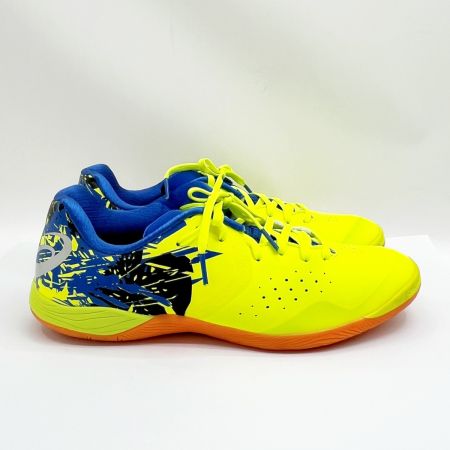  asics アシックス フットサルシューズ 27cm トレーニング靴 サッカー イエロー x ブルー