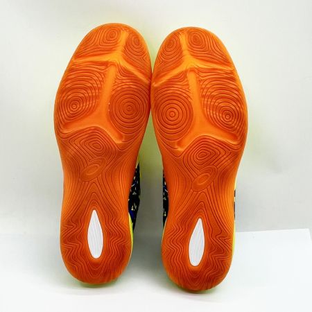  asics アシックス フットサルシューズ 27cm トレーニング靴 サッカー イエロー x ブルー