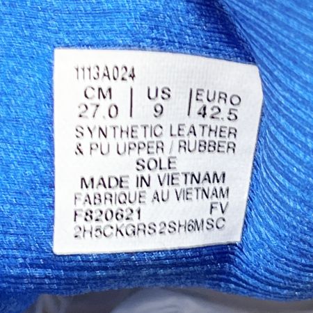  asics アシックス フットサルシューズ 27cm トレーニング靴 サッカー イエロー x ブルー