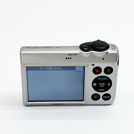  CANON キャノン PowerShot デジタルカメラ シルバー  A810