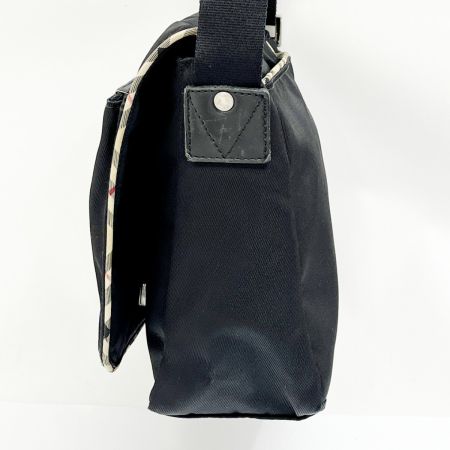  BURBERRY BLUE LABEL バーバリーブルーレーベル ショルダーバッグ ナイロン ブラック