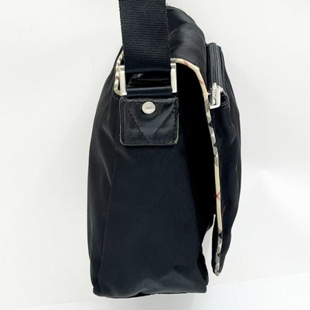  BURBERRY BLUE LABEL バーバリーブルーレーベル ショルダーバッグ ナイロン ブラック