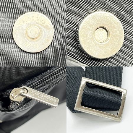  BURBERRY BLUE LABEL バーバリーブルーレーベル ショルダーバッグ ナイロン ブラック