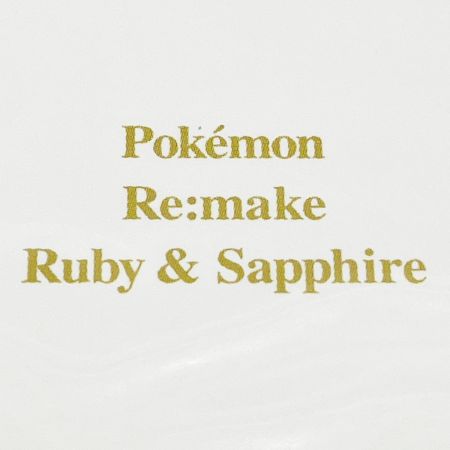   ポケットモンスター New Hoenn ART Book ニューホーエンアートブック オメガルビーアルファサファイア 