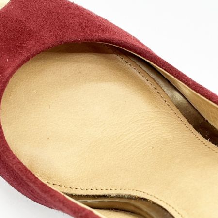  COACH コーチ オープントゥーパンプス ピンヒール SIZE 36 レディース 7200094 パープル x レッド