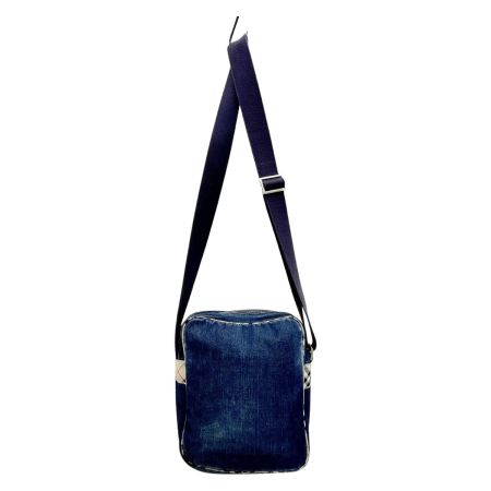  BURBERRY BLUE LABEL バーバリーブルーレーベル ショルダーバッグ デニム ネイビー