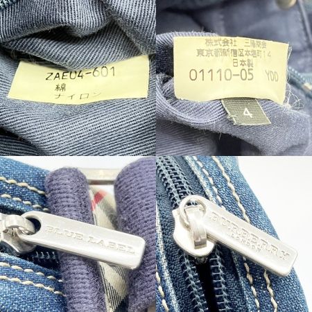  BURBERRY BLUE LABEL バーバリーブルーレーベル ショルダーバッグ デニム ネイビー