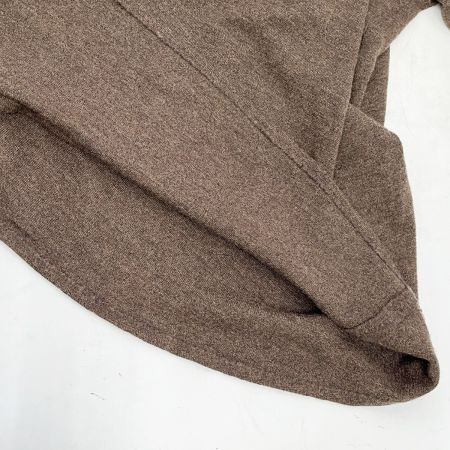  ITALIYA イタリヤ 伊太利屋 ニット 長袖 13号 ミセス ヒョウ ウルフ ブラウン